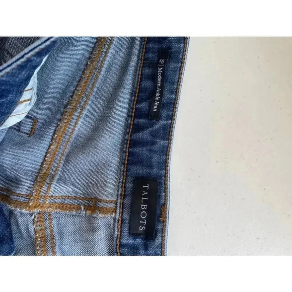 Women's Talbots Modern Ankle Jeans - Size 12P - Blue Petite EUC! - Picture 11 of 13